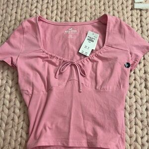 New with tags Hollister pink top